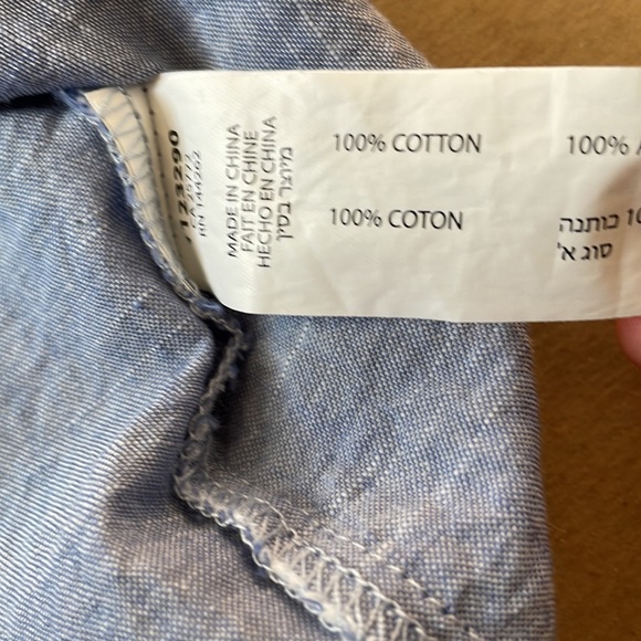 Cropped top from Dex in 100% cotton. Pale blue colour. Size US S - Picture 8 of 8